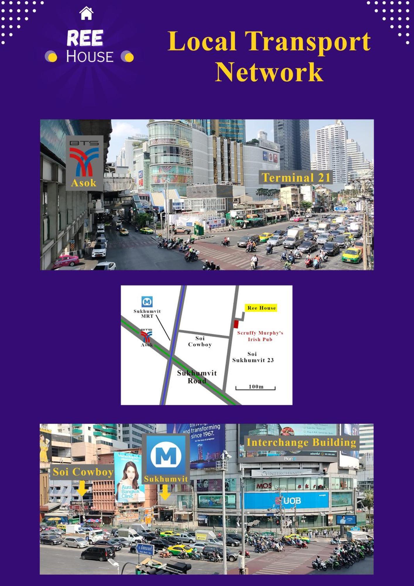 Reehouse@Soi Cowboy/Asoke Bts Hotel Bangkok Exterior foto